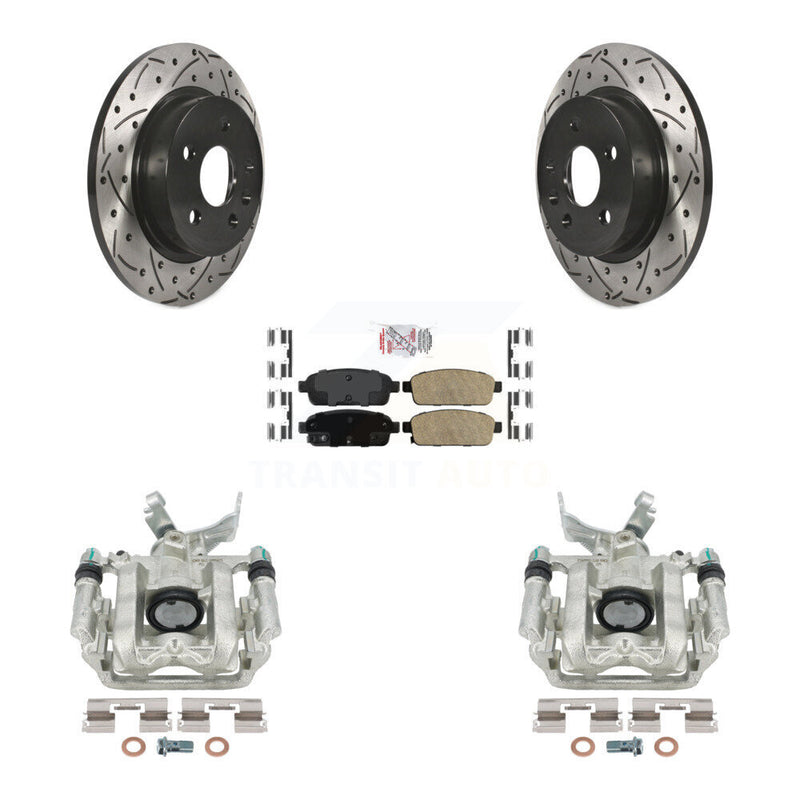 Transit Auto KCD-101286N Disc Brake Kit for 2013-2017 Chevrolet Sonic, Buick Encore, Chevrolet Trax - Rear product image