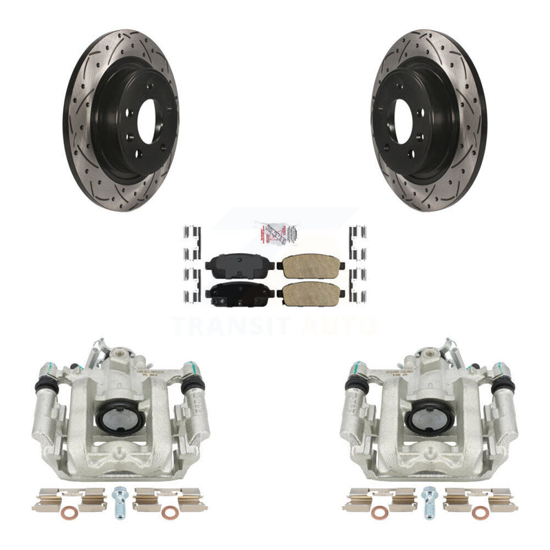 Transit Auto KCD-101288N Disc Brake Kit for 2011-2015 Cadillac ELR, Chevrolet Cruze, Chevrolet Orlando & more - Rear product image