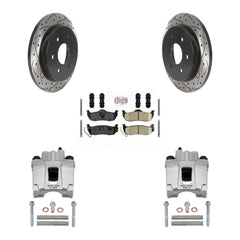 Transit Auto KCD-101297N Disc Brake Kit for 2004-2015 Nissan Armada, INFINITI QX56, Nissan Pathfinder Armada & more - Rear product image