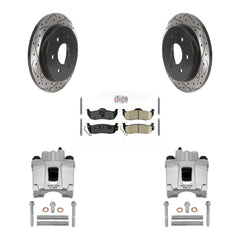 Transit Auto KCD-101298N Disc Brake Kit for 2004-2015 Nissan Armada, INFINITI QX56, Nissan Pathfinder Armada & more - Rear product image