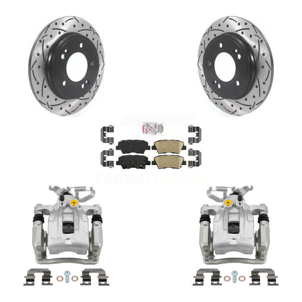 Transit Auto KCD-101301N Disc Brake Kit for 2017-2022 Kia Niro, Hyundai Elantra, Hyundai Ioniq - Rear product image
