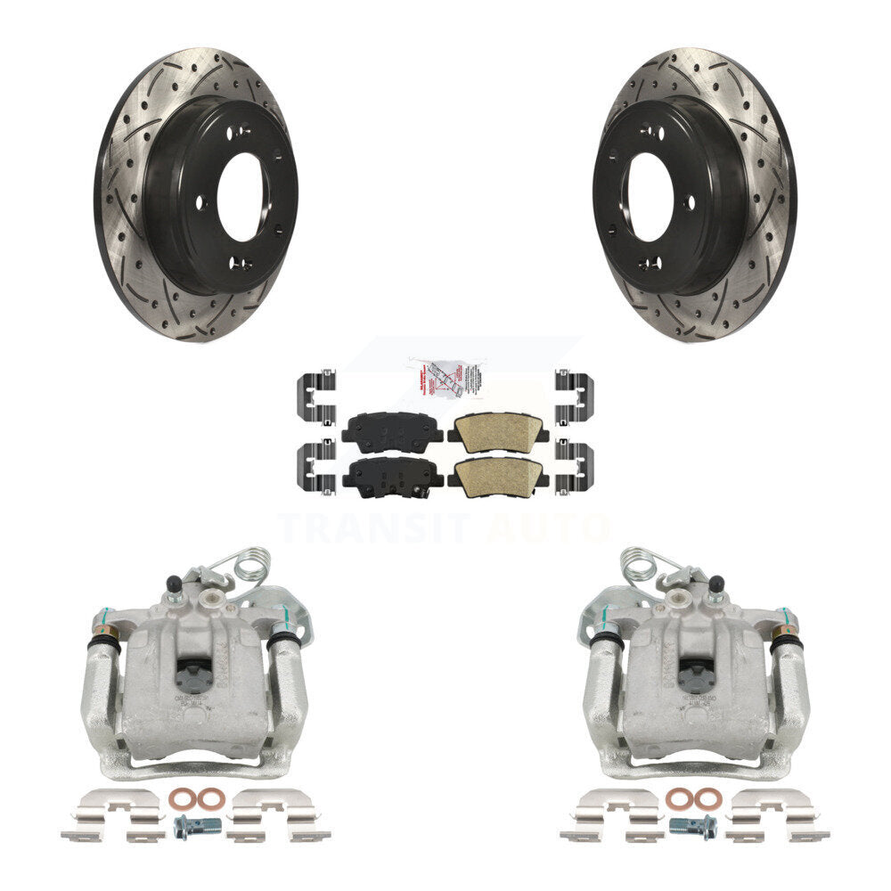Transit Auto KCD-101302N Disc Brake Kit for 2017-2020 Hyundai Elantra - Rear product image