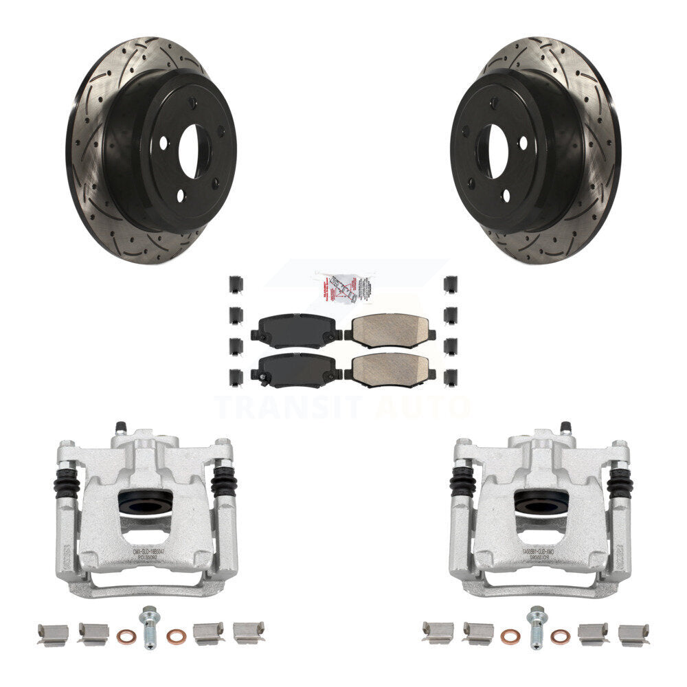 Transit Auto KCD-101304N Disc Brake Kit for 2007-2018 Jeep Wrangler JK, Jeep Wrangler - Rear product image