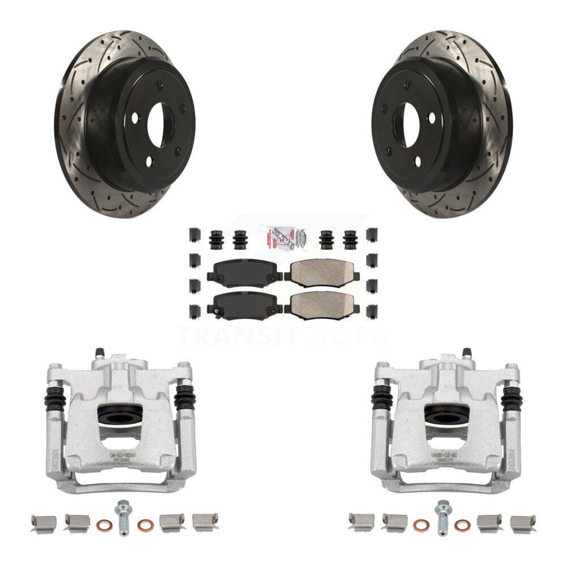 Transit Auto KCD-101305N Disc Brake Kit for 2007-2018 Jeep Wrangler JK, Jeep Wrangler - Rear product image