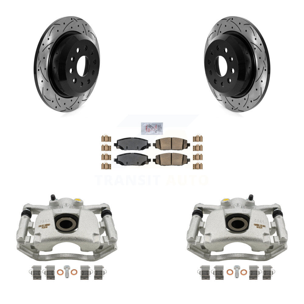 Transit Auto KCD-101306N Disc Brake Kit for 2018-2020 Jeep Wrangler - Rear product image