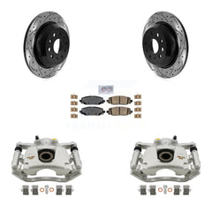 Transit Auto KCD-101306N Disc Brake Kit for 2018-2020 Jeep Wrangler - Rear product image