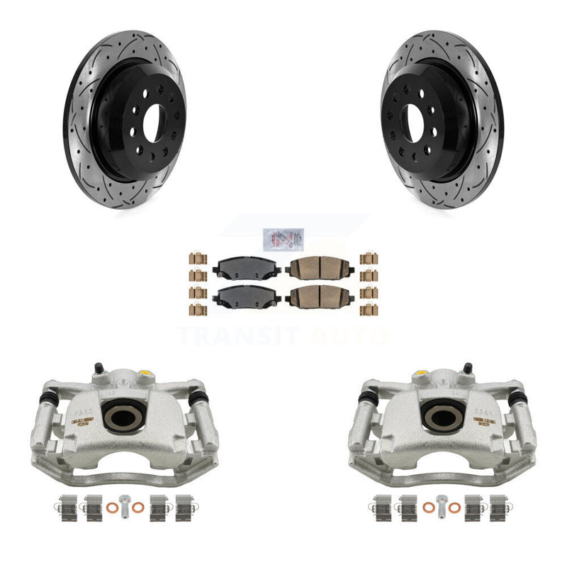 Transit Auto KCD-101306N Disc Brake Kit for 2018-2020 Jeep Wrangler - Rear product image