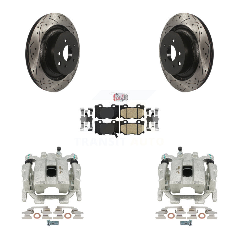 Transit Auto KCD-101313N Disc Brake Kit for 2010-2013 INFINITI G37 - Rear product image