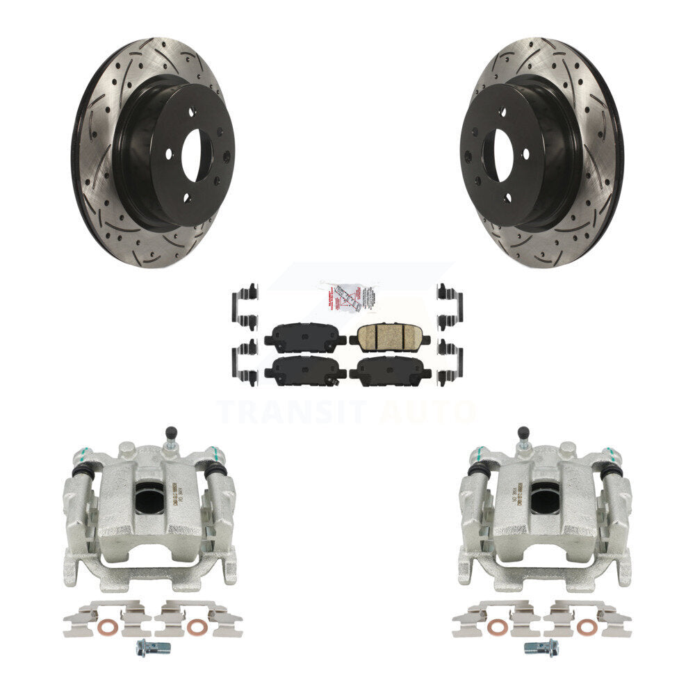 Transit Auto KCD-101314N Disc Brake Kit for 2009-2020 INFINITI Q40, INFINITI QX50, INFINITI EX37 & more - Rear product image