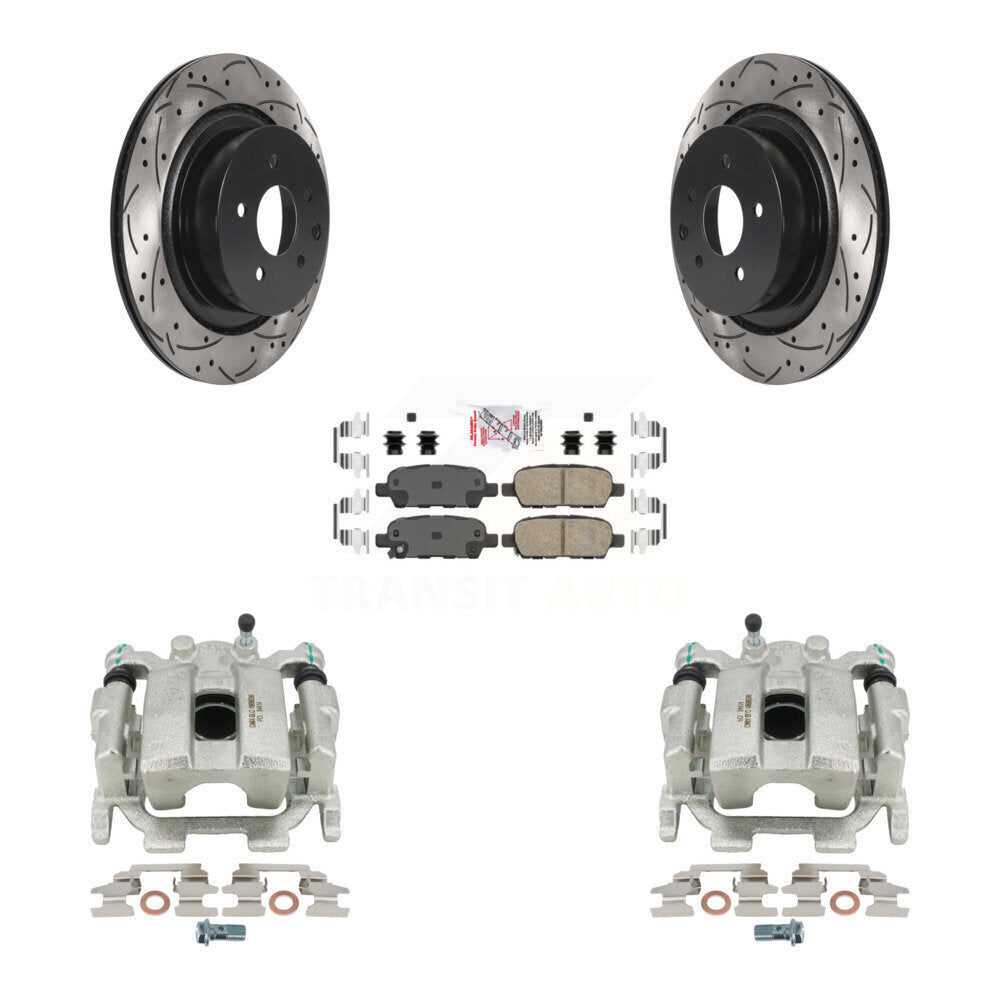 Transit Auto KCD-101318N Disc Brake Kit for 2010-2013 INFINITI G37 - Rear product image