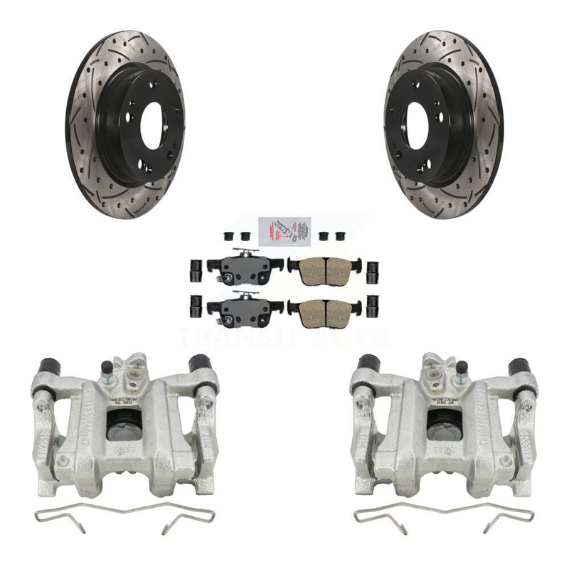 Transit Auto KCD-101321N Disc Brake Kit for 2019-2022 Honda Civic, Honda Insight - Rear product image