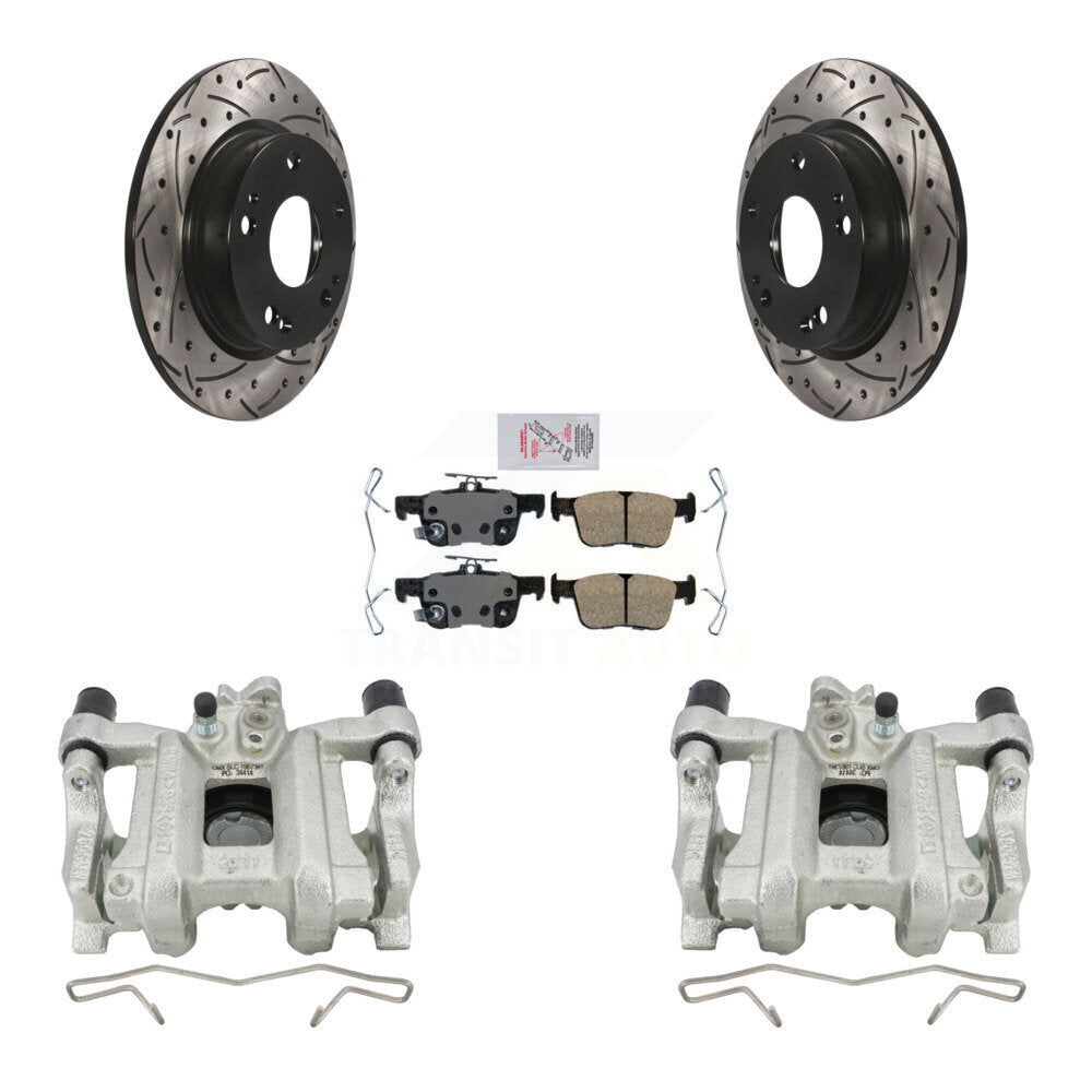 Transit Auto KCD-101322N Disc Brake Kit for 2019-2022 Honda Civic, Honda Insight - Rear product image