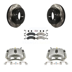 Transit Auto KCD-101324N Disc Brake Kit for 2005-2020 GMC Savana 2500, Chevrolet Express 2500, Chevrolet Express 3500 & more - Rear product image