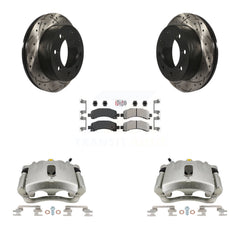 Transit Auto KCD-101328N Disc Brake Kit for 2007-2014 Chevrolet Express 3500, GMC Savana 3500, Chevrolet Express 2500 & more - Rear product image