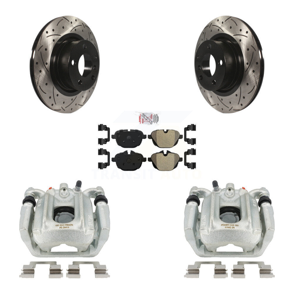 Transit Auto KCD-101329N Disc Brake Kit for 2011-2018 BMW X4, BMW X3 - Rear product image