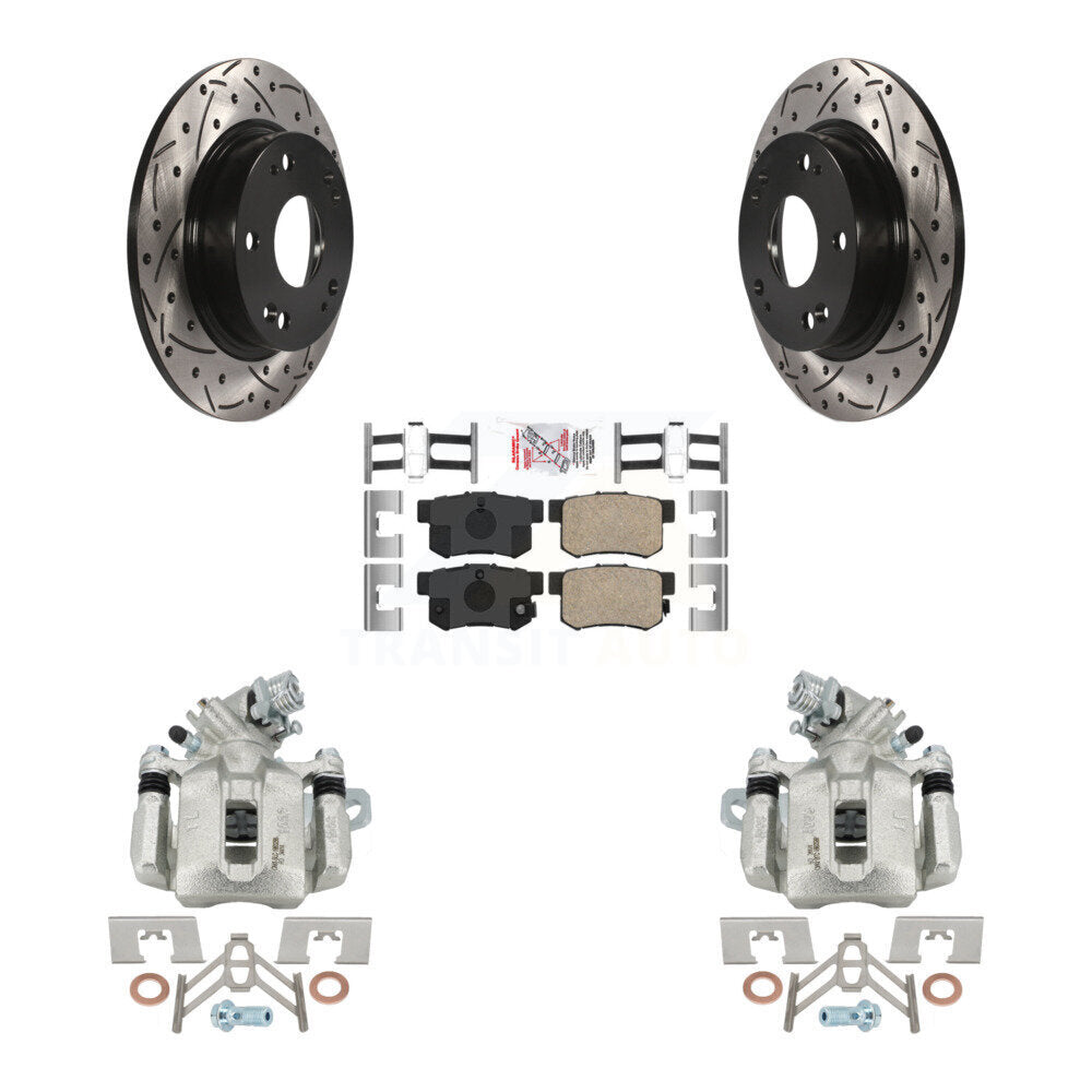 Transit Auto KCD-101334N Disc Brake Kit for 2006-2015 Honda Civic, Acura ILX, Acura CSX - Rear product image