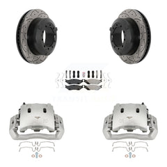 Transit Auto KCD-101335N Disc Brake Kit for 2005-2016 Ford F-450 Super Duty, International TerraStar, Ford LCF & more - Rear product image