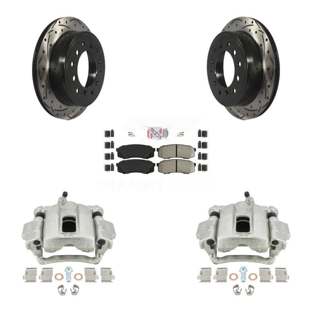 Transit Auto KCD-101338N Disc Brake Kit for 2010-2014 Toyota FJ Cruiser - Rear product image