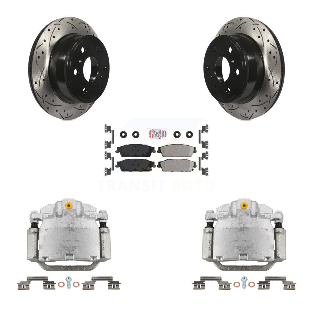 Transit Auto KCD-101341N Disc Brake Kit for 2007-2014 Chevrolet Silverado 1500, GMC Sierra 1500, Cadillac Escalade & more - Rear product image