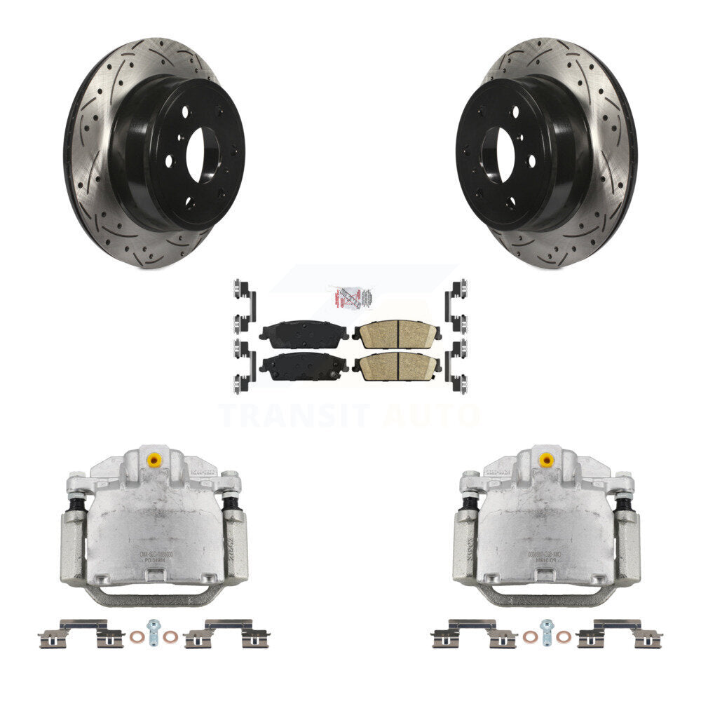 Transit Auto KCD-101342N Disc Brake Kit for 2007-2014 Chevrolet Silverado 1500, GMC Sierra 1500, Cadillac Escalade & more - Rear product image