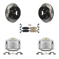 Transit Auto KCD-101342N Disc Brake Kit for 2007-2014 Chevrolet Silverado 1500, GMC Sierra 1500, Cadillac Escalade & more - Rear product image