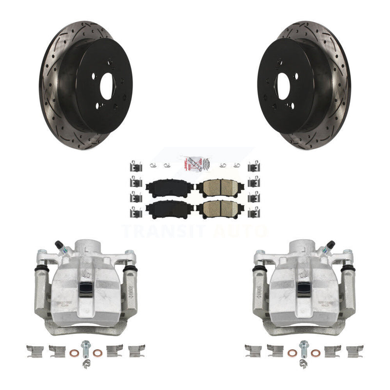 Transit Auto KCD-101373N Disc Brake Kit for 2010-2012 Lexus RX450h, Toyota Sienna, Lexus RX350 - Rear product image