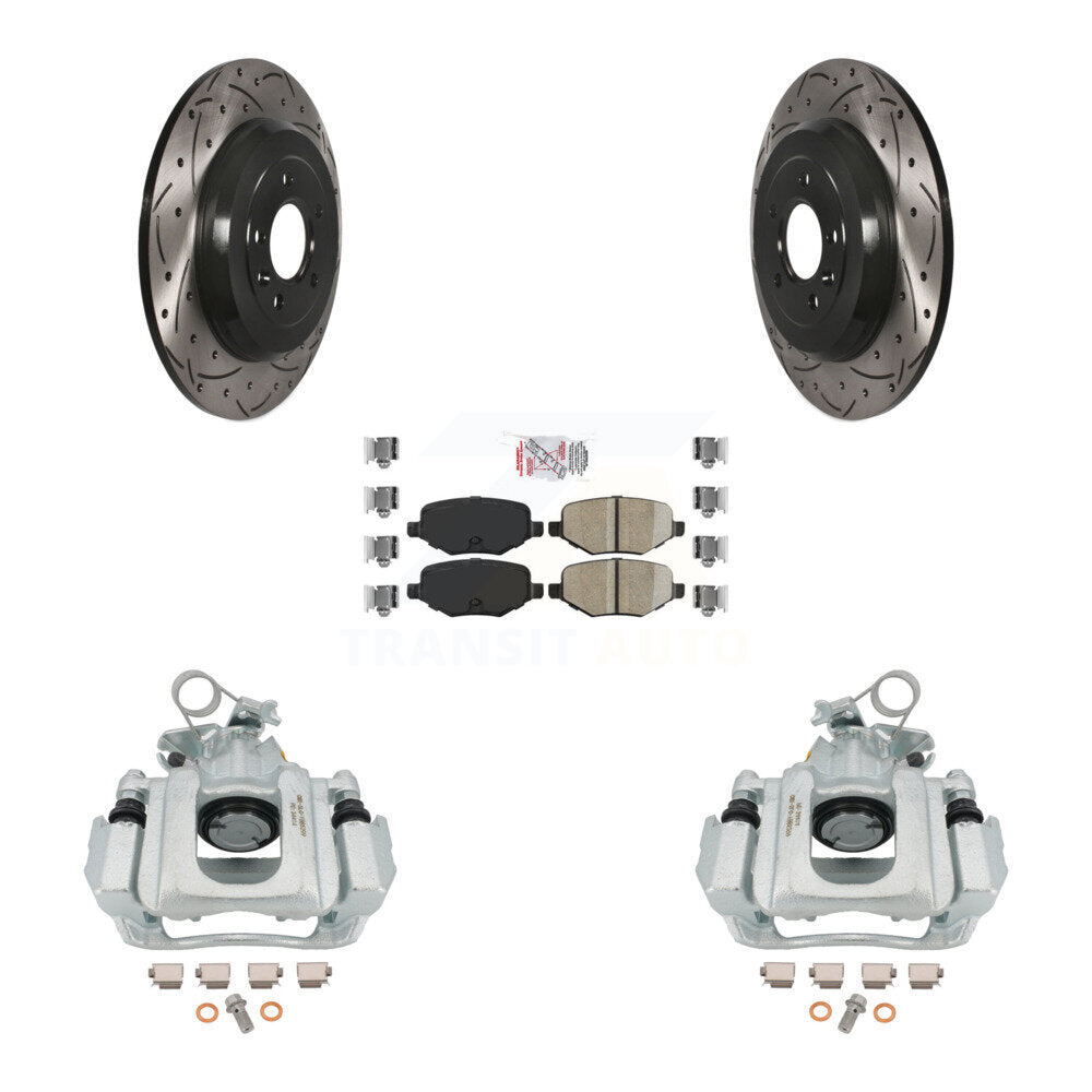 Transit Auto KCD-101379N Disc Brake Kit for 2011-2015 Ford Edge, Lincoln MKX - Rear product image