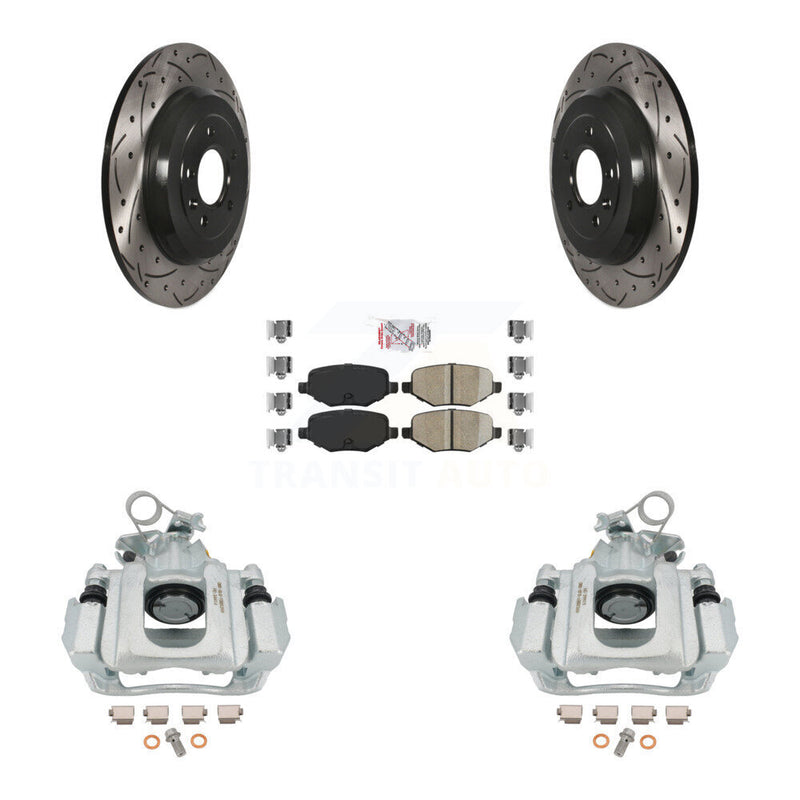 Transit Auto KCD-101379N Disc Brake Kit for 2011-2015 Ford Edge, Lincoln MKX - Rear product image
