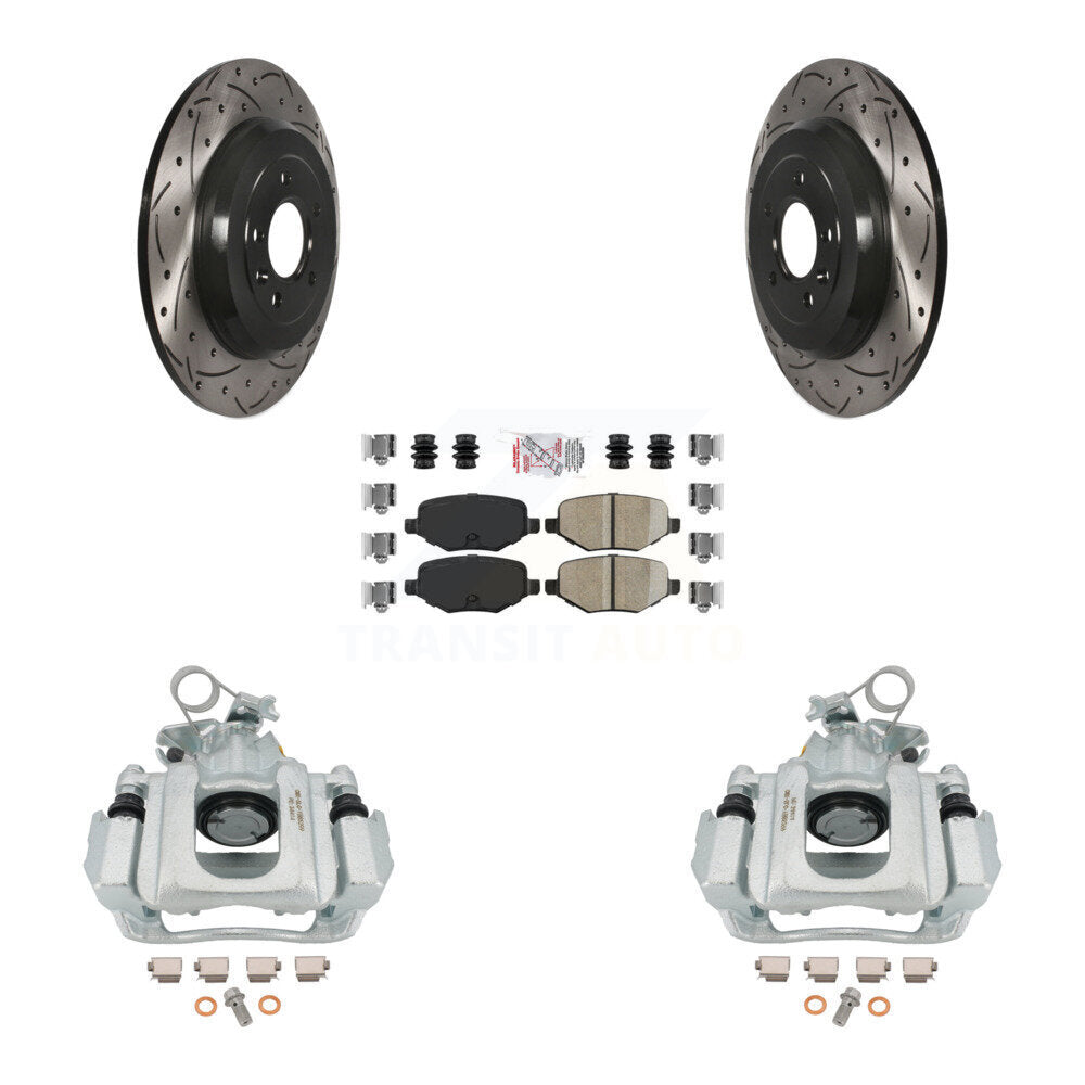 Transit Auto KCD-101380N Disc Brake Kit for 2011-2015 Ford Edge, Lincoln MKX - Rear product image