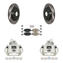 Transit Auto KCD-101381N Disc Brake Kit for 2010-2019 Ford Explorer, Ford Taurus, Ford Flex & more - Rear product image