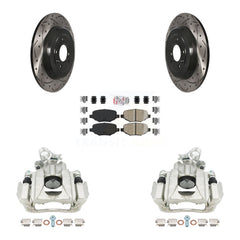 Transit Auto KCD-101382N Disc Brake Kit for 2010-2019 Ford Explorer, Ford Taurus, Ford Flex & more - Rear product image