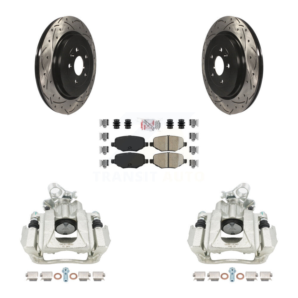 Transit Auto KCD-101384N Disc Brake Kit for 2012-2016 Lincoln MKS, Ford Flex - Rear product image
