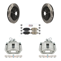 Transit Auto KCD-101393N Disc Brake Kit for 2013-2019 Ford Taurus, Ford Explorer, Lincoln MKS & more - Rear product image