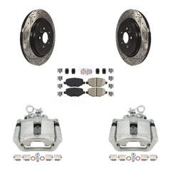 Transit Auto KCD-101394N Disc Brake Kit for 2013-2019 Ford Taurus, Ford Explorer, Lincoln MKS & more - Rear product image
