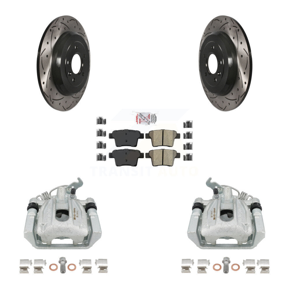 Transit Auto KCD-101395N Disc Brake Kit for 2005-2009 Ford Taurus, Ford Taurus X, Mercury Sable & more - Rear product image
