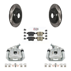 Transit Auto KCD-101395N Disc Brake Kit for 2005-2009 Ford Taurus, Ford Taurus X, Mercury Sable & more - Rear product image