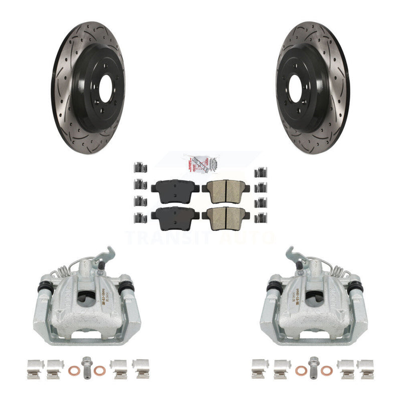 Transit Auto KCD-101395N Disc Brake Kit for 2005-2009 Ford Taurus, Ford Taurus X, Mercury Sable & more - Rear product image