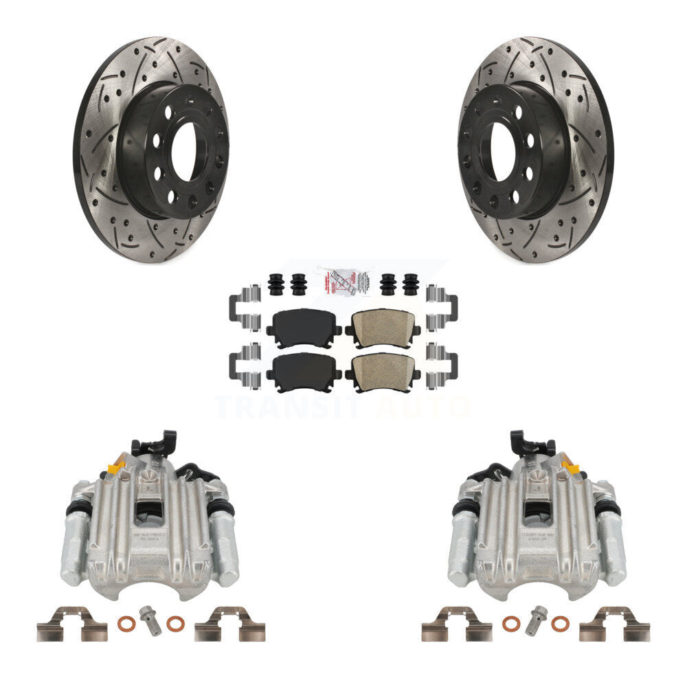 Transit Auto KCD-101398N Disc Brake Kit for 2005 Volkswagen Jetta - Rear product image