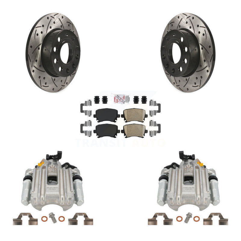 Transit Auto KCD-101398N Disc Brake Kit for 2005 Volkswagen Jetta - Rear product image