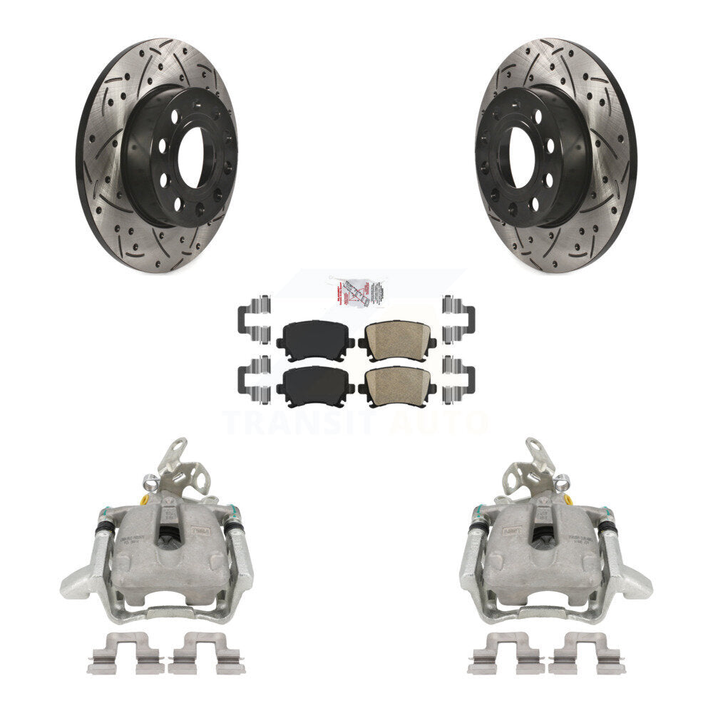 Transit Auto KCD-101401N Disc Brake Kit for 2005-2009 Volkswagen Jetta, Volkswagen Rabbit - Rear product image