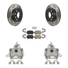 Transit Auto KCD-101401N Disc Brake Kit for 2005-2009 Volkswagen Jetta, Volkswagen Rabbit - Rear product image