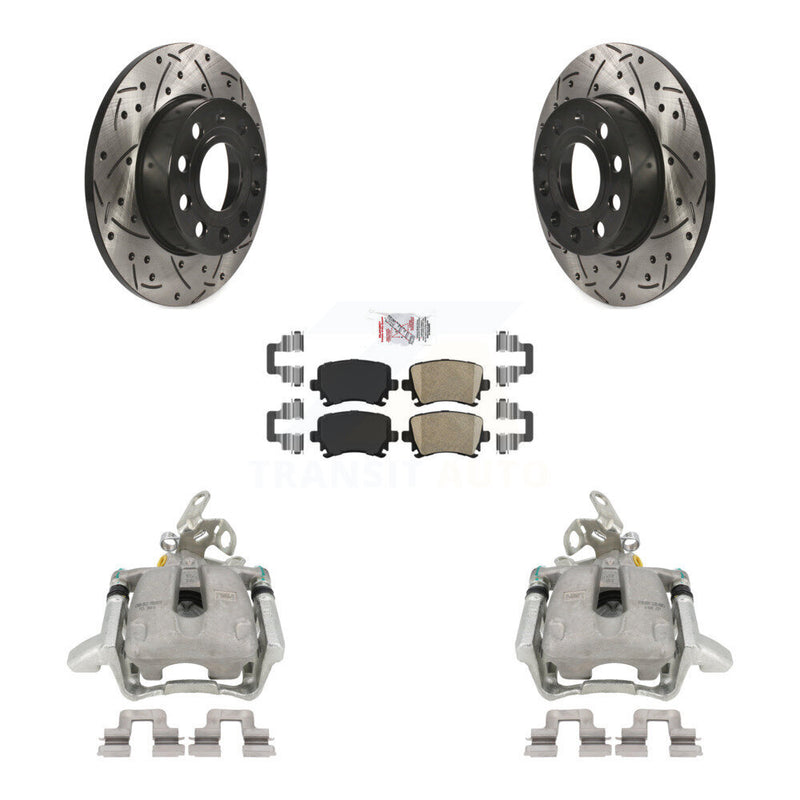 Transit Auto KCD-101401N Disc Brake Kit for 2005-2009 Volkswagen Jetta, Volkswagen Rabbit - Rear product image
