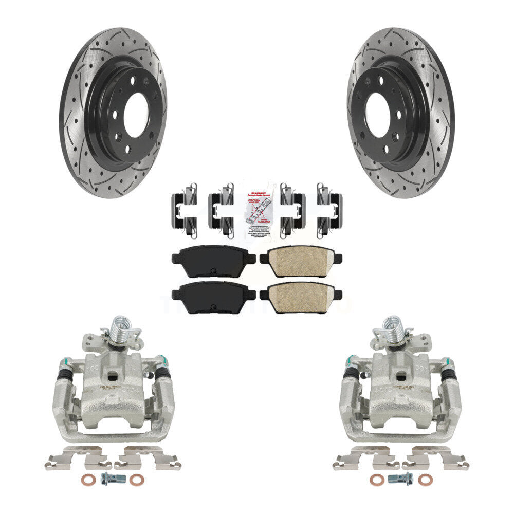 Transit Auto KCD-101405N Disc Brake Kit for 2006-2013 Mazda 6, Lincoln MKZ, Ford Fusion & more - Rear product image