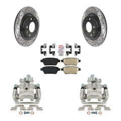 Transit Auto KCD-101405N Disc Brake Kit for 2006-2013 Mazda 6, Lincoln MKZ, Ford Fusion & more - Rear product image