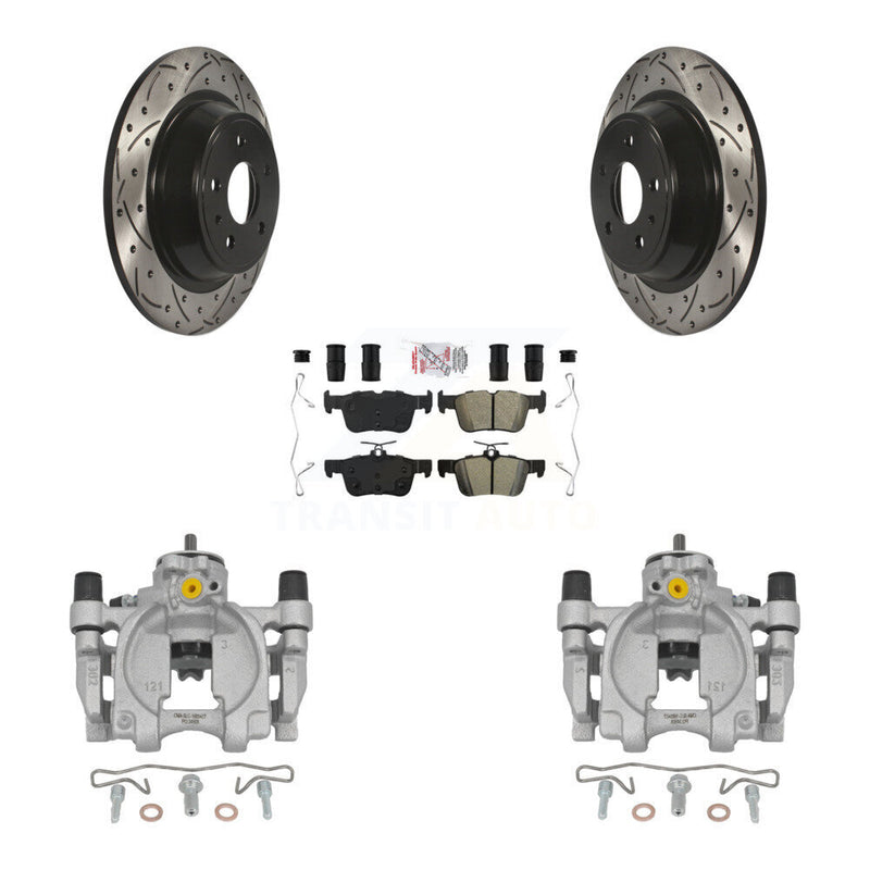 Transit Auto KCD-101410N Disc Brake Kit for 2013-2020 Ford Fusion, Lincoln MKZ - Rear product image