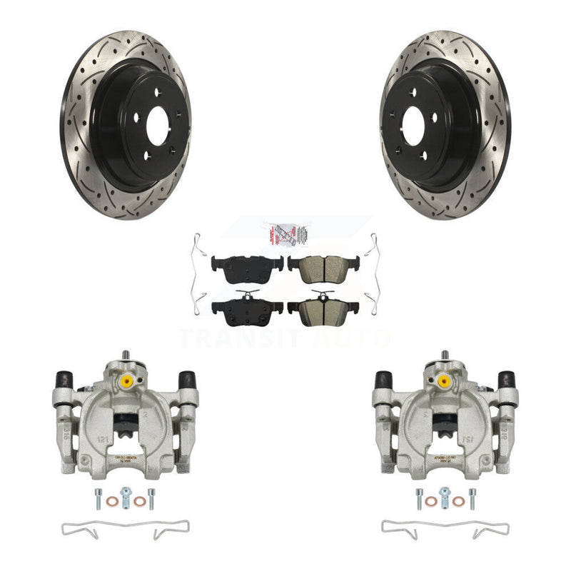Transit Auto KCD-101412N Disc Brake Kit for 2015-2022 Ford Edge, Lincoln MKZ, Lincoln Nautilus & more - Rear product image