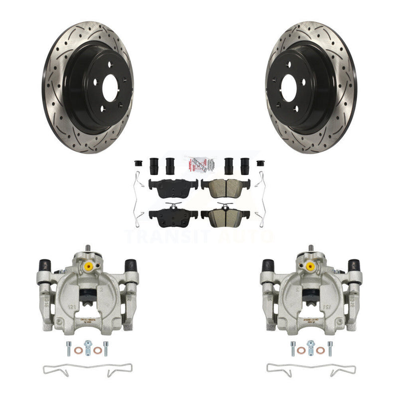 Transit Auto KCD-101413N Disc Brake Kit for 2015-2022 Ford Edge, Lincoln MKZ, Lincoln Nautilus & more - Rear product image