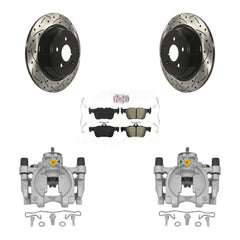 Transit Auto KCD-101415N Disc Brake Kit for 2017-2020 Ford SSV Plug-In Hybrid, Lincoln Continental, Ford Fusion & more - Rear product image