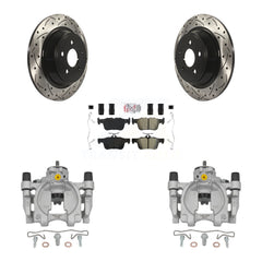 Transit Auto KCD-101416N Disc Brake Kit for 2017-2020 Ford SSV Plug-In Hybrid, Lincoln Continental, Ford Fusion & more - Rear product image