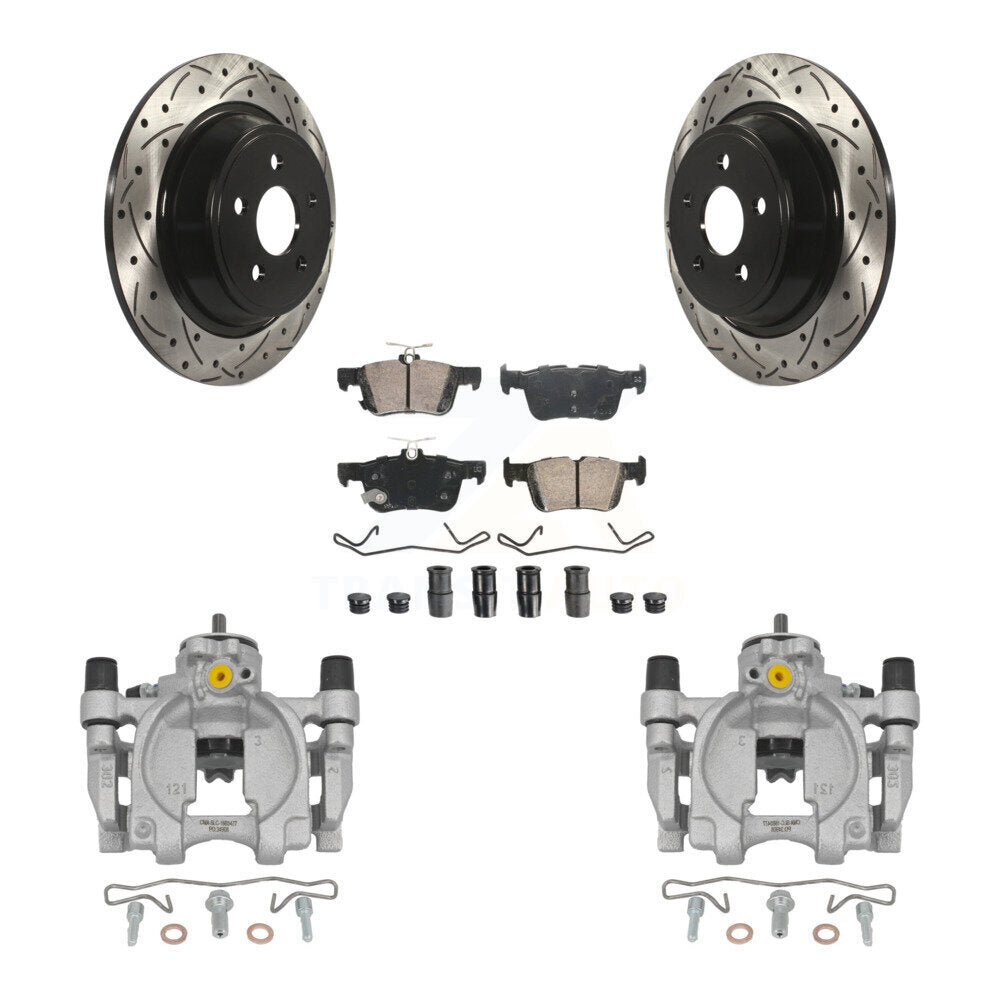Transit Auto KCD-101417N Disc Brake Kit for 2019-2020 Ford Police Responder Hybrid - Rear product image